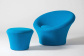 Mushroom chair and ottoman