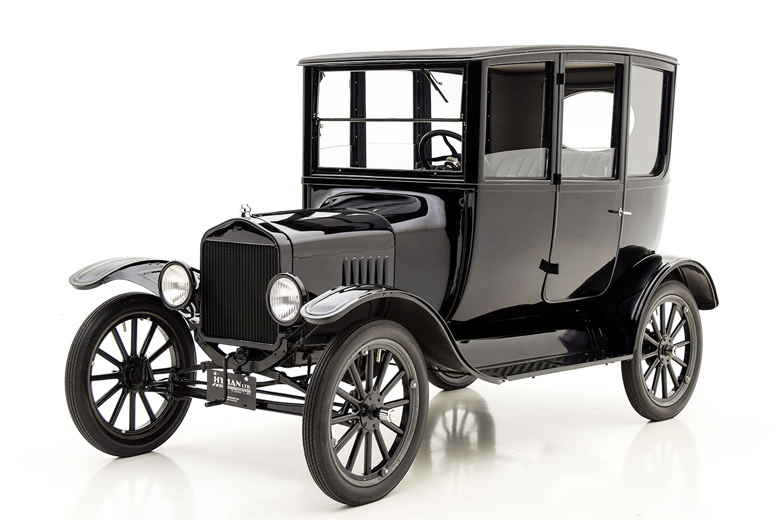 1920s Ford Model T Tin Lizzie Metal Car Model 11.5" Automobile Automotive Decor 